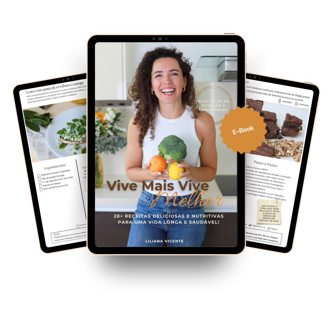 E-book Receitas para uma Vida Longa e Saudável